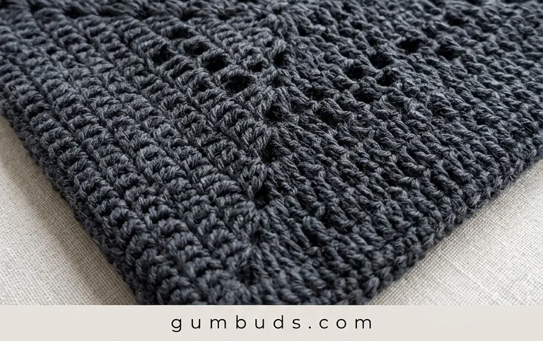 Flat-Lay Drawstring Bag Free Crochet Pattern